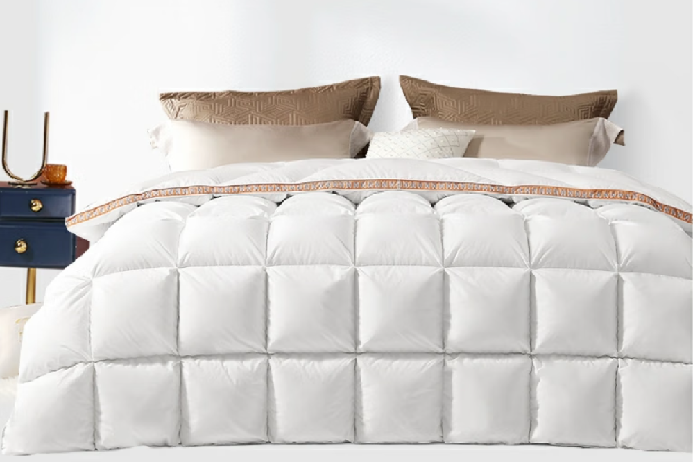 888集团家纺鹅绒被价钱