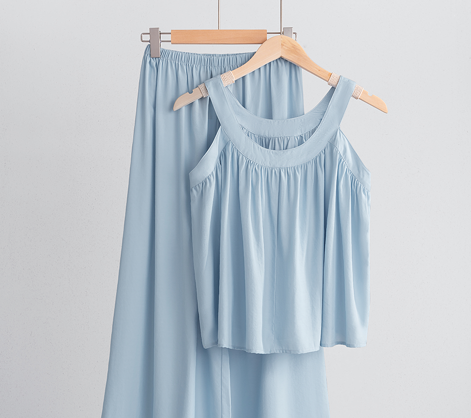 微风如梦·小Q吊带长裤家居服套装--888集团家纺